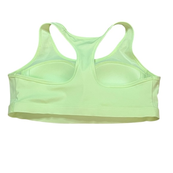 Nike Swoosh Medium Support Padded Racerback Womens XL Sports Bra Barely Volt - Picture 8 of 8